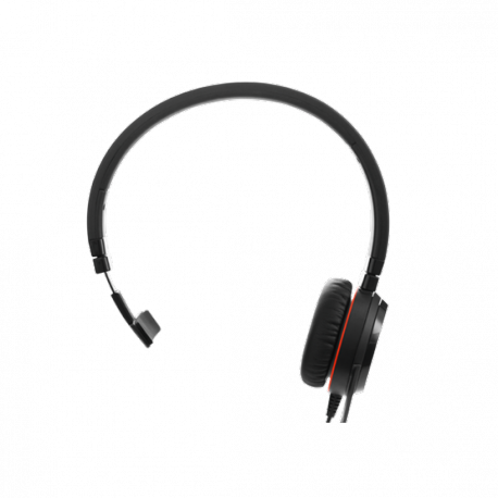 Jabra Evolve 30 II MS Mono - Headset - on-ear - wired - USB, 3.5 mm jack - Certified for Skype for Business - 3