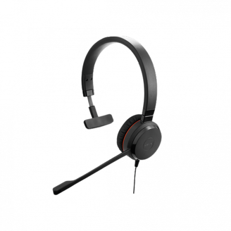 Jabra Evolve 30 II MS Mono - Headset - on-ear - wired - USB, 3.5 mm jack - Certified for Skype for Business - 6