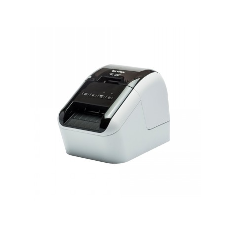 Brother QL-800 - Label printer - two-colour (monochrome) - direct thermal - Roll (6.2 cm) - 300 x 600 dpi - up to 93 labels/min - USB 2.0 - black, white - 3