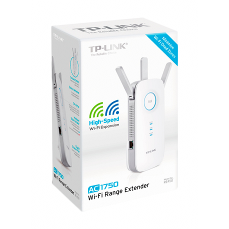 Tp Link Ac1750 Wifi Range Extender With High Speed Mode And Intelligent Signal Indicator Re450