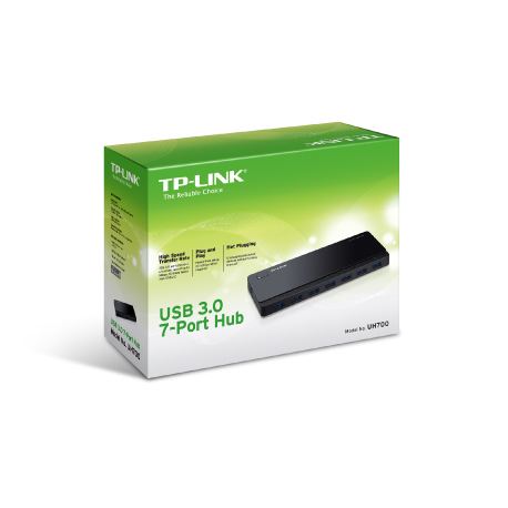 TP-LINK UH700 - Hub - 7 x SuperSpeed USB 3.0 - desktop - 2