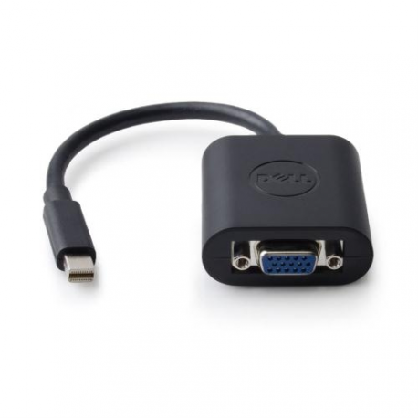 Dell Mini DisplayPort to VGA Adapter - Adapter - Mini DisplayPort (M) to HD-15 (VGA) (F) - DisplayPort 1.1a - 20.32 cm - 1200p support - for Inspiron 5559; Precision 75XX, 77XX; Venue 8; XPS 12 9250, 13 9350, 15, 15 9550 - 3