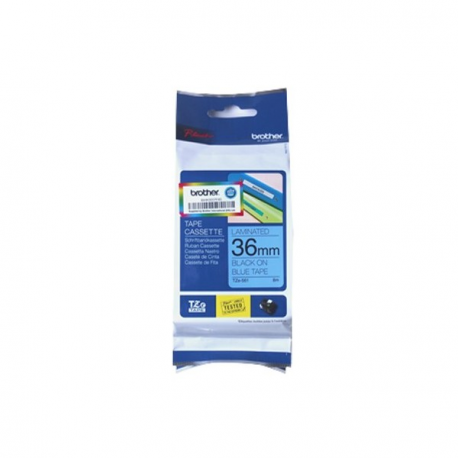 Brother TZe561 - Black on blue - Roll (3.6 cm x 8 m) 1 roll(s) laminated tape - for P-Touch PT-3600, 550, 9200, 9400, 9500, 9600, 9700, 9800, D800, P900, P950 - 2