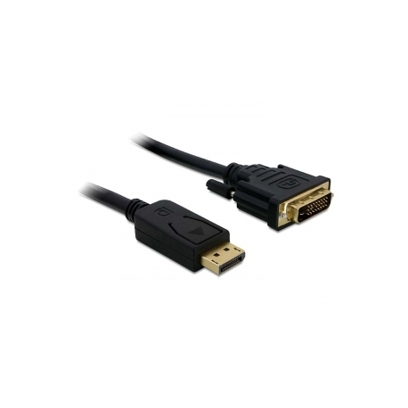 DeLOCK - DVI cable - DisplayPort (M) to DVI-D (M) - 2 m - thumbscrews - 1