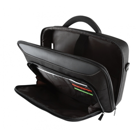 Targus Classic+ Clamshell - Notebook carrying case - 17" - 18" - black, red - 3