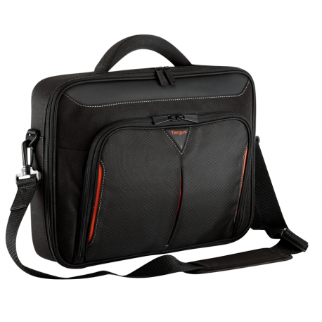 Targus Classic+ Clamshell - Notebook carrying case - 17" - 18" - black, red - 8