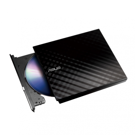 ASUS SDRW-08D2S-U LITE - Disk drive - DVD±RW (±R DL)  /  DVD-RAM - 8x / 8x / 5x - USB 2.0 - external - black - 1