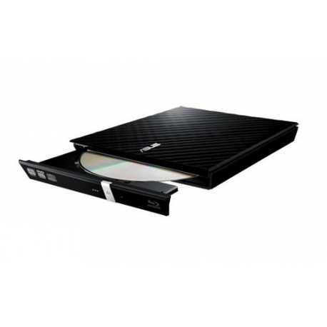 ASUS SDRW-08D2S-U LITE - Disk drive - DVD±RW (±R DL)  /  DVD-RAM - 8x / 8x / 5x - USB 2.0 - external - black - 2