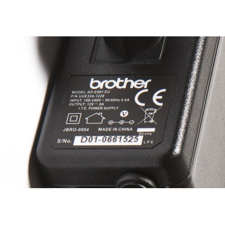 Brother ADE001EU - Power adapter - for P-Touch PT-1000, 1005, 1010, 1290, 750, E300, E550, H300, H500, H75, P700 - 2