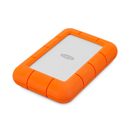 LaCie Rugged Mini - Hard drive - 1 TB - external (portable) - USB 3.0 - 5400 rpm - 1