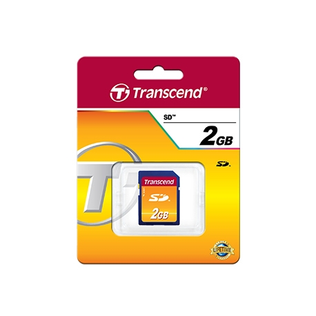 Transcend - Flash memory card - 2 GB - SD - 4