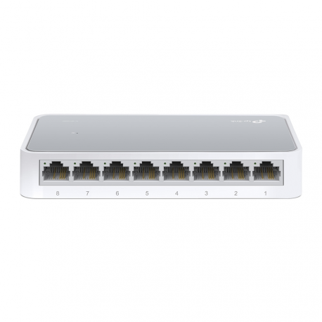 TP-Link TL-SF1008D 8-Port 10 / 100Mbps Desktop Switch - Switch - 8 x 10 / 100 - desktop - 2
