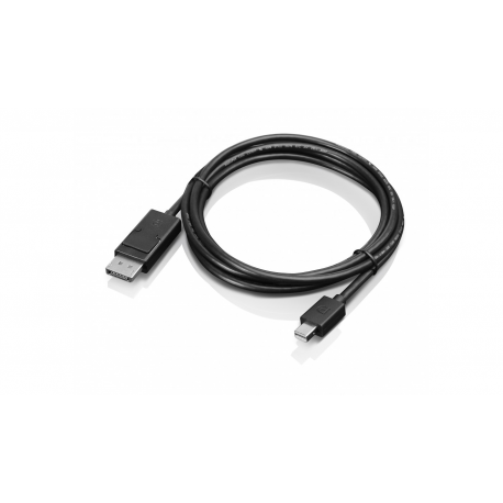 Lenovo - DisplayPort cable - Mini DisplayPort (M) to DisplayPort (M) - 2 m - for ThinkPad L470; L570; P51; T470; W550; ThinkStation P330 Gen 2; P34X; P350; P520; P620 - 1