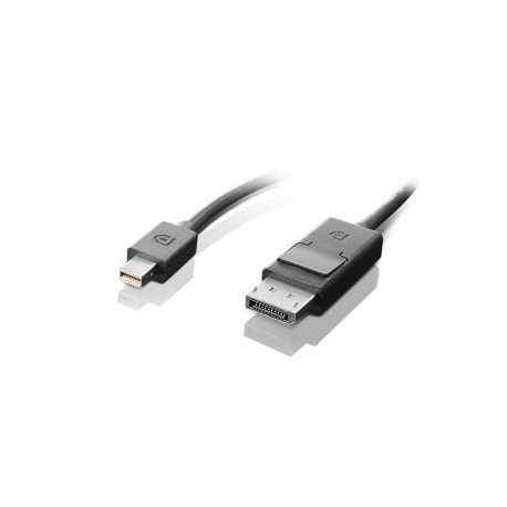 Lenovo - DisplayPort cable - Mini DisplayPort (M) to DisplayPort (M) - 2 m - for ThinkPad L470; L570; P51; T470; W550; ThinkStation P330 Gen 2; P34X; P350; P520; P620 - 2