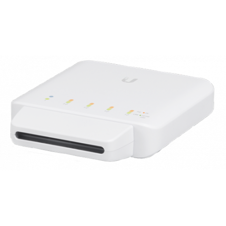Ubiquiti UniFi Switch USW-FLEX - Switch - Managed - 4 x 10 / 100 / 1000 (PoE) + 1 x 10 / 100 / 1000 (PoE) - wall-mountable, pole-mountable - PoE (46 W) - 4