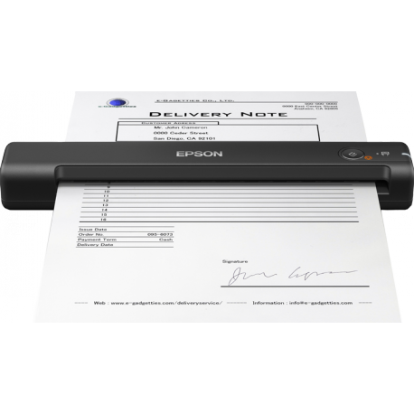 Epson WorkForce ES-50 - Sheetfed scanner - Contact Image Sensor (CIS) - A4 - 600 dpi x 600 dpi - up to 300 scans per day - USB 2.0 - 11