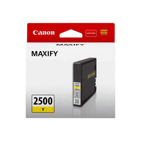 Canon PGI-2500 Y - 9.6 ml - yellow - original - ink tank - for MAXIFY iB4050, iB4150, MB5050, MB5150, MB5155, MB5350, MB5450, MB5455 - 0