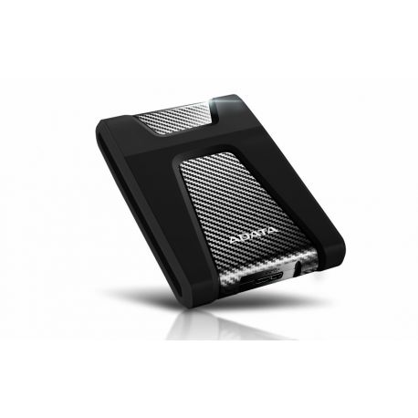 ADATA DashDrive Durable HD650 - Hard drive - 1 TB - external (portable) - 2.5" - USB 3.1 - black - 4