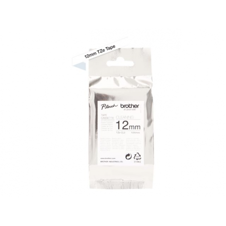 Brother TZe-CL3 - Roll (1.2 cm) 1 cassette(s) cleaning tape - for Brother PT-D210, D600, H110; P-Touch PT-D210, D400, D450, D800, E550, H110, P900, P950 - 0