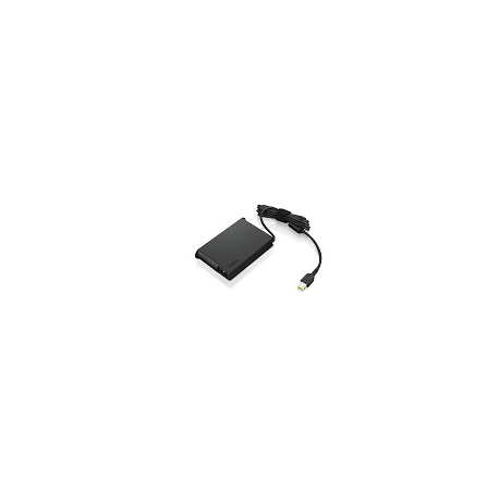 Lenovo ThinkPad 135W Slim AC Adapter (Slim Tip) - Power adapter - 135 Watt - black - for ThinkBook 15p G2 ITH; ThinkPad P1 Gen 5; P15v Gen 2; P15v Gen 3; T15p Gen 2; T15p Gen 3 - 0