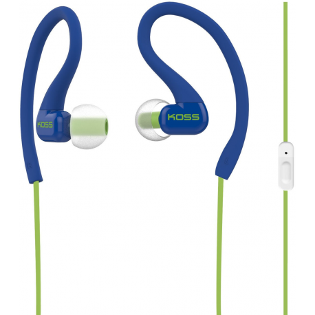 Koss Headphones KSC32iB In-ear/Ear-hook, 3.5mm (1/8 inch), Microphone, Blue, - 0