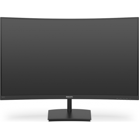 Philips E-line 241E1SCA - LED monitor - curved - 24" (23.6" viewable) - 1920 x 1080 Full HD (1080p) @ 75 Hz - VA - 250 cd / m² - 3000:1 - 4 ms - HDMI, VGA - speakers - textured black - 3