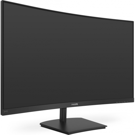 Philips E-line 241E1SCA - LED monitor - curved - 24" (23.6" viewable) - 1920 x 1080 Full HD (1080p) @ 75 Hz - VA - 250 cd / m² - 3000:1 - 4 ms - HDMI, VGA - speakers - textured black - 5