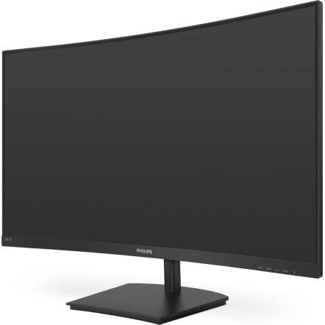Philips E-line 241E1SCA - LED monitor - curved - 24" (23.6" viewable) - 1920 x 1080 Full HD (1080p) @ 75 Hz - VA - 250 cd / m² - 3000:1 - 4 ms - HDMI, VGA - speakers - textured black - 6