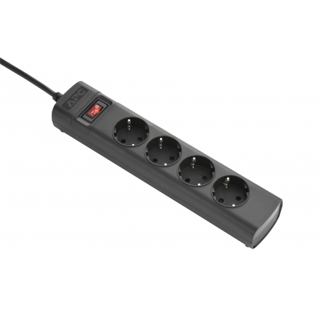 APC UPS Power Strip PZ42IZ-GR - Power strip (rack-mountable  /  external) - AC 230 V - 2500 Watt - input: IEC 60320 C14 - output connectors: 4 (CEE 7 / 3) - 1.5 m cord - for P / N: SMC1000IC, SMT750IC, SMT750RMI2UC - 4