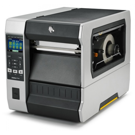Zebra ZT620 - Label printer - direct thermal  /  thermal transfer - Roll (17.1 cm) - 203 dpi - up to 305 mm / sec - USB, serial, Gigabit LAN, USB host, NFC, Bluetooth 4.0 - cutter - tear bar - 2