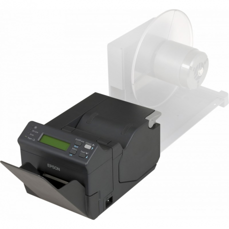 Epson TM L500A - Receipt printer - thermal line - Roll (8.25 cm), 82.5 x 203.2 mm - 203 dpi - up to 250 mm / sec - USB 2.0, serial - cutter - dark grey - 1