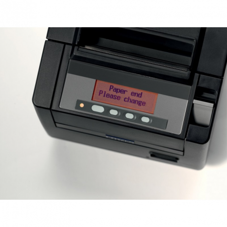 Citizen CT-S801II - Receipt printer - direct thermal - Roll (8.25 cm) - 203 dpi - up to 300 mm / sec - cutter - black - 2