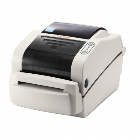 BIXOLON SLP-TX420 - Label printer - direct thermal  /  thermal transfer - Roll (11 cm) - 203 dpi - up to 178 mm / sec - parallel, USB, LAN, serial - dark grey - 4
