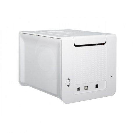 Evolis Zenius Classic line - Plastic card printer - colour - dye sublimation / thermal transfer - CR-80 Card (85.6 x 54 mm) - up to 500 cards / hour (mono)  /  up to 150 cards / hour (colour) - capacity: 50 cards - USB - red - 2