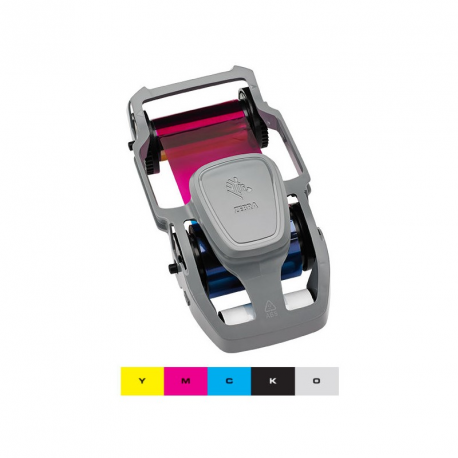 Zebra - Colour (yellow, magenta, cyan, resin black, overlay) - print ribbon (colour) - 2