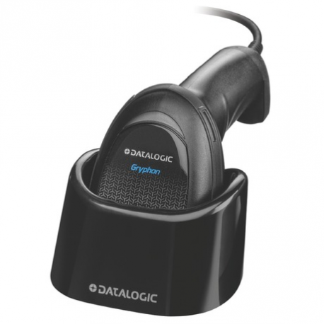 Datalogic Gryphon I GD4520 - High Density (HD) - Kit - barcode scanner - handheld - 2D imager - decoded - USB - 3