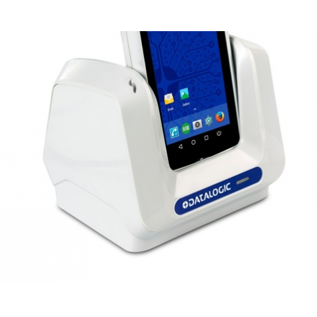 Datalogic Joya Touch Single Slot Cradle - Handheld charging cradle - light grey - for Joya Touch A6, Touch A6 Healthcare - 2