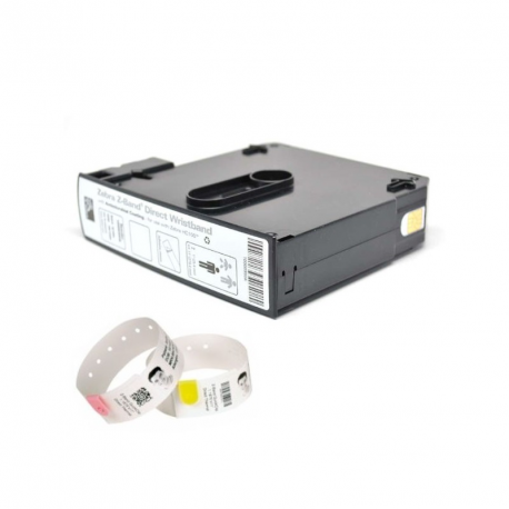 Zebra Z-Band QuickClip - Polypropylene (PP) - coated - white - 30.16 x 279.4 mm 960 label(s) (4 roll(s) x 240) wristbands - 4