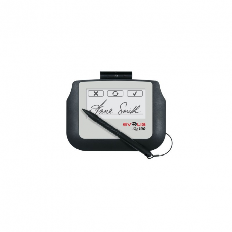 Evolis Signature 100 - Signature terminal w / LCD display - 4.7 x 9.5 cm - wired - USB - 3