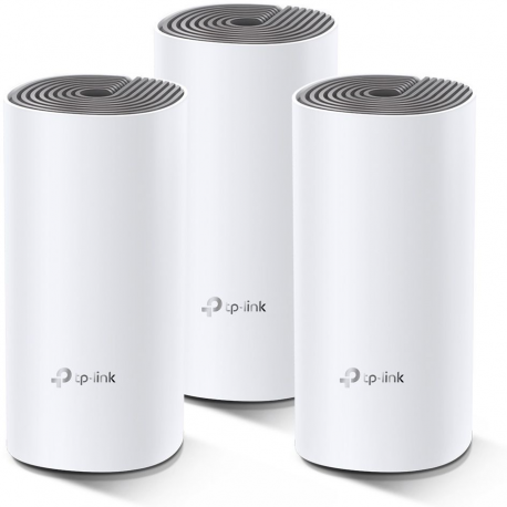 TP-Link Deco E4 - Wi-Fi system (3 routers) - mesh - 802.11a / b / g / n / ac - Dual Band (pack of 3) - 0