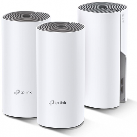 TP-Link Deco E4 - Wi-Fi system (3 routers) - mesh - 802.11a / b / g / n / ac - Dual Band (pack of 3) - 1