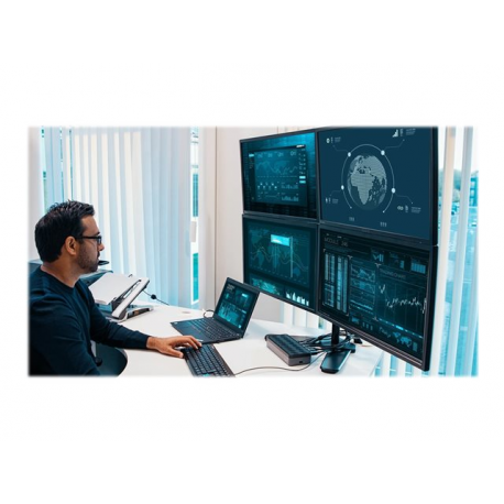 Targus Universal - Docking station - USB-C  /  Thunderbolt 3 - 4 x DP, 4 x HDMI - GigE - Europe - 18