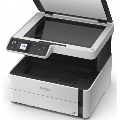 Epson EcoTank M2170 - Multifunction printer - B / W - ink-jet - refillable - A4 / Legal (media) - up to 20 ppm (printing) - 250 sheets - USB, LAN, Wi-Fi - white - 2