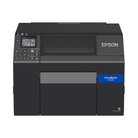 Epson ColorWorks CW-C6500Ae - Label printer - colour - ink-jet - Roll (21.59 cm) - 1200 x 1200 dpi - up to 85 mm / sec (mono)  /  up to 85 mm / sec (colour) - USB 2.0, LAN, USB 2.0 host - cutter - 0