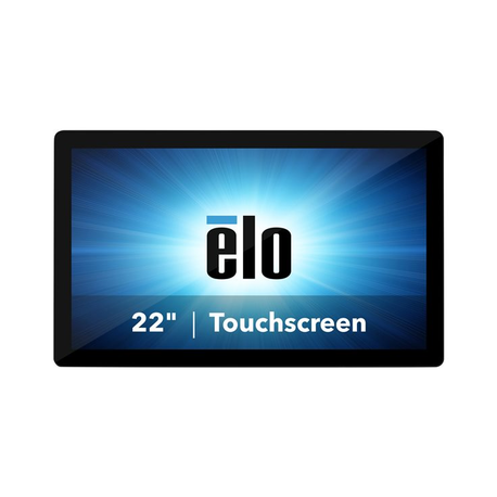 Elo I-Series 2.0 - All-in-one - Core i5 8500T  /  2.1 GHz - vPro - RAM 8 GB - SSD 128 GB - UHD Graphics 630 - GigE - WLAN: 802.11a / b / g / n / ac, Bluetooth 5.0 - Windows 10 - monitor: LED 21.5" 1920 x 1080 (Full HD) touchscreen - black - 0
