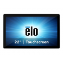 Elo I-Series 2.0 - All-in-one - Core i5 8500T / 2.1 GHz - vPro - RAM 8 GB - SSD 128 GB - UHD Graphics 630 - GigE - WLAN: 802.11a / b / g / n / ac, Bluetooth 5.0 - Windows 10 - monitor: LED 21.5" 1920 x 1080 (Full HD) touchscreen - black