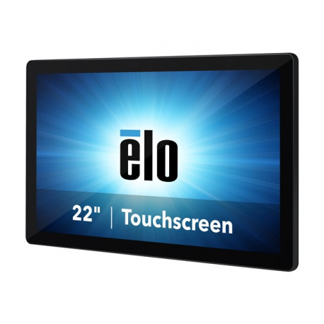 Elo I-Series 2.0 - All-in-one - Core i5 8500T  /  2.1 GHz - vPro - RAM 8 GB - SSD 128 GB - UHD Graphics 630 - GigE - WLAN: 802.11a / b / g / n / ac, Bluetooth 5.0 - Windows 10 - monitor: LED 21.5" 1920 x 1080 (Full HD) touchscreen - black - 1