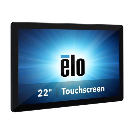 Elo I-Series 2.0 - All-in-one - Core i5 8500T  /  2.1 GHz - vPro - RAM 8 GB - SSD 128 GB - UHD Graphics 630 - GigE - WLAN: 802.11a / b / g / n / ac, Bluetooth 5.0 - Windows 10 - monitor: LED 21.5" 1920 x 1080 (Full HD) touchscreen - black - 2