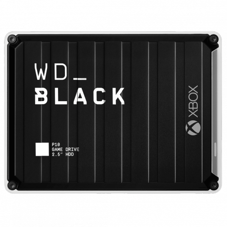WD_BLACK P10 Game Drive for Xbox One WDBA5G0050BBK - Hard drive - 5 TB - external (portable) - USB 3.2 Gen 1 - black with white trim - 6