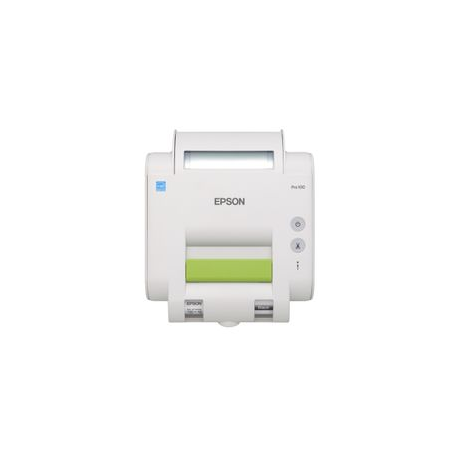 Epson LabelWorks Pro100 - Labelmaker - B / W - direct thermal  /  thermal transfer - Roll (1 cm) - 300 dpi - up to 20 mm / sec - USB - cutter - green, pale grey - 1